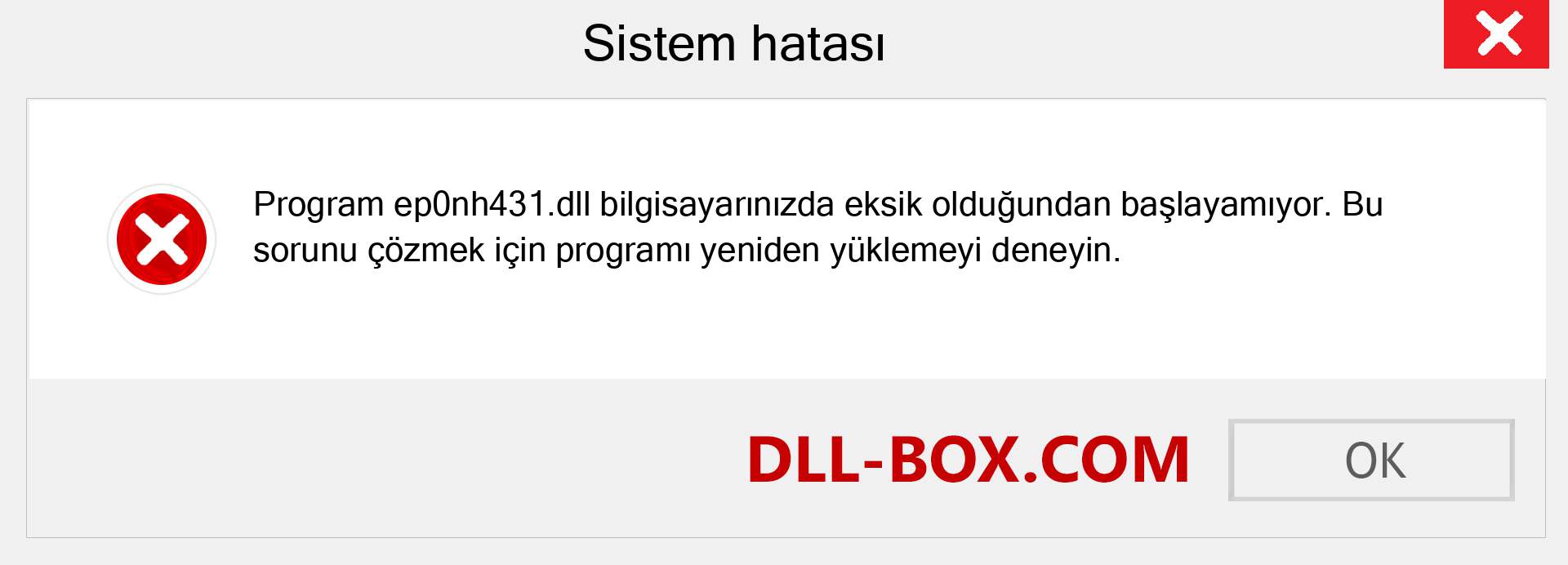 ep0nh431.dll dosyası eksik mi? Windows 7, 8, 10 için İndirin - Windows'ta ep0nh431 dll Eksik Hatasını Düzeltin, fotoğraflar, resimler